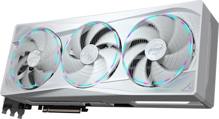 Відеокарта Gigabyte PCI-Ex GeForce RTX 5090 Aorus Stealth ICE 32GB GDDR7 (512bit) (2655/28000) (HDMI, 3 x DisplayPort) (GV-N5090AORUSST ICE-32GD) - зображення 3