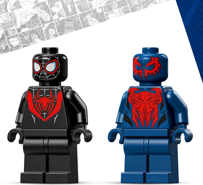 Конструктор LEGO Super Heroes Marvel Робот Майлза Моралеза vs. Людина-павук 2099 135 елементів (76337) - зображення 5
