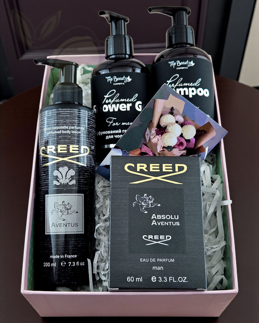 Подарочный набор косметики No Brand в стиле CREED Absolu Aventus 4 в 1 - изображение 2