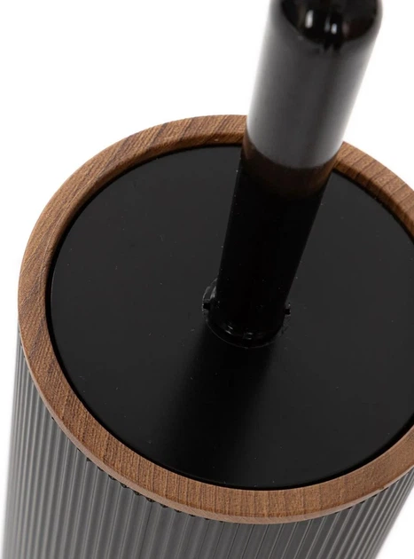 Йоржик для унітазу Homla Diall 10.5 x 33.5 см Чорний (217925) - зображення 3