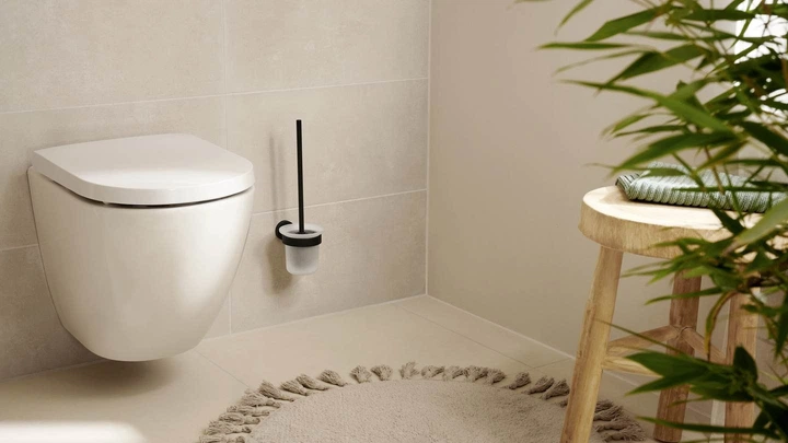 Туалетна щітка TESA Moon 40561 Чорно-біла (40561-00000-00) - зображення 5