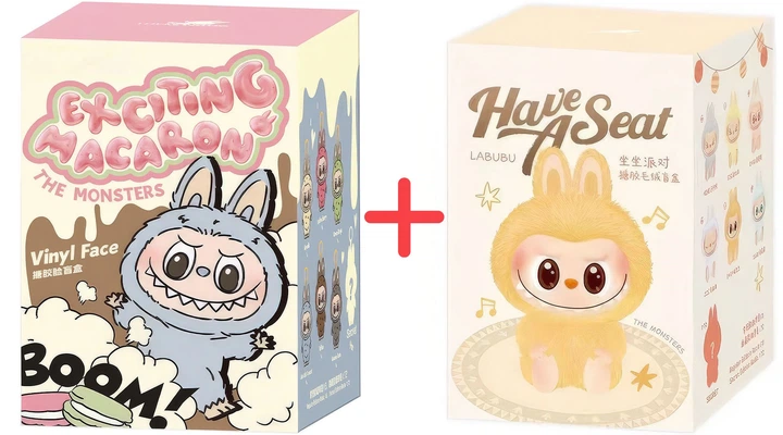 Exciting Macaron 2個セット ポップマート EXCITING MACARON アソート 2BOX POP MART Exciting