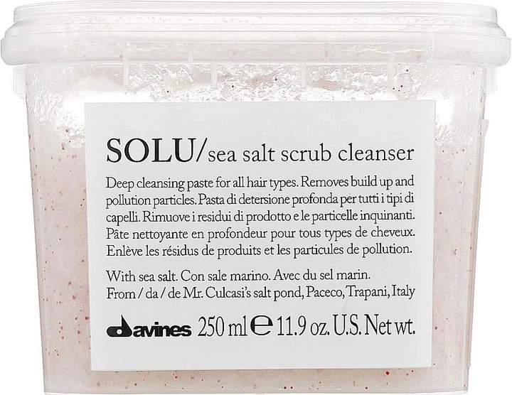 Peeling do skóry głowy Davines Solu Sea Salt oczyszczający 250 ml (8004608276944) - obraz 1