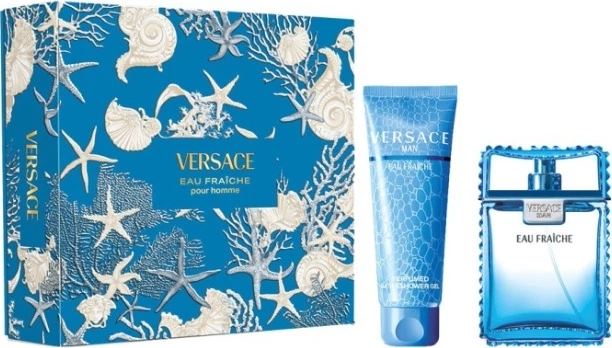 Zestaw męski Versace Eau Fraiche Woda toaletowa 100 ml + Żel pod prysznic 150 ml (8011003899920) - obraz 1