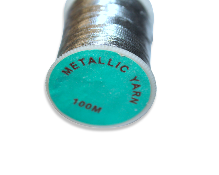 Люрекс FROM FACTORY LUS сріблястий 1шт/≈100м/≈0.1мм - зображення 3