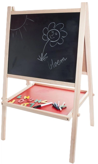 Дошка для малювання Дерев’яна шкільна та біла (8716096012958) - зображення 2