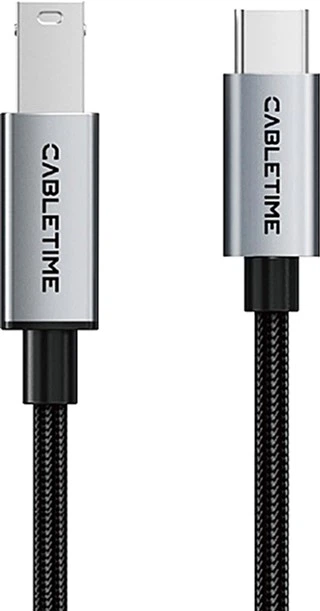 Кабель для принтера Cabletime USB 2.0 Type-C (M) - B Print, 2 м (CA16L) (CA915774) - Фото 1 Кабель для принтера Cabletime USB 2.0 Type-C (M) - B Print, 2 м (CA16L) (CA915774) - изображение 1