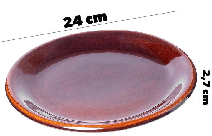 Zestaw talerzy Kadax Olympia płytkich 24 cm 4 szt (ZES5903699480878) - obraz 2