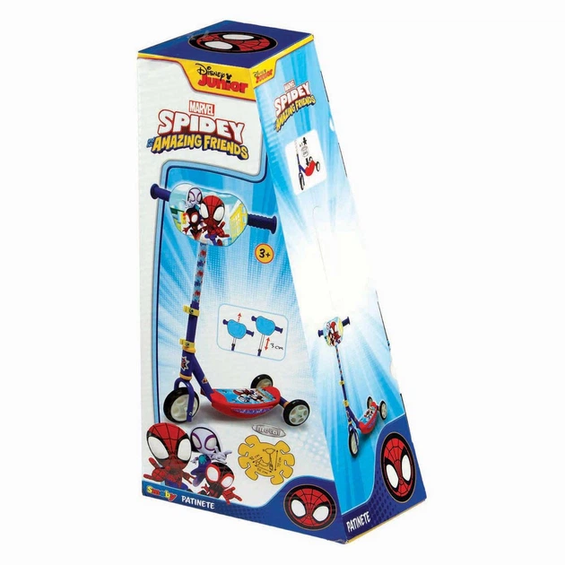 Hulajnoga Smoby Spider-Man 3-Wiel Step (3032167509185) - obraz 3