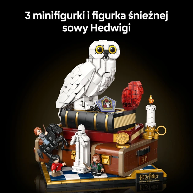 Zestaw klocków LEGO Harry Potter Kamień filozoficzny — edycja kolekcjonerska 1571 element (76466) - obraz 6