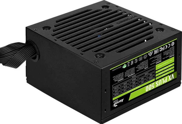 Блок питания Aerocool VX Plus Stealth 500 (ACPN-VS50NEY.12) - Фото 1 Блок питания Aerocool VX Plus Stealth 500 (ACPN-VS50NEY.12) - изображение 1