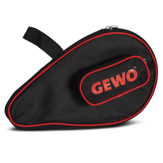 Чохол для ракетки Gewo Round Cover Wave з відділенням для м'ячів, чорно-червоний - изображение 2