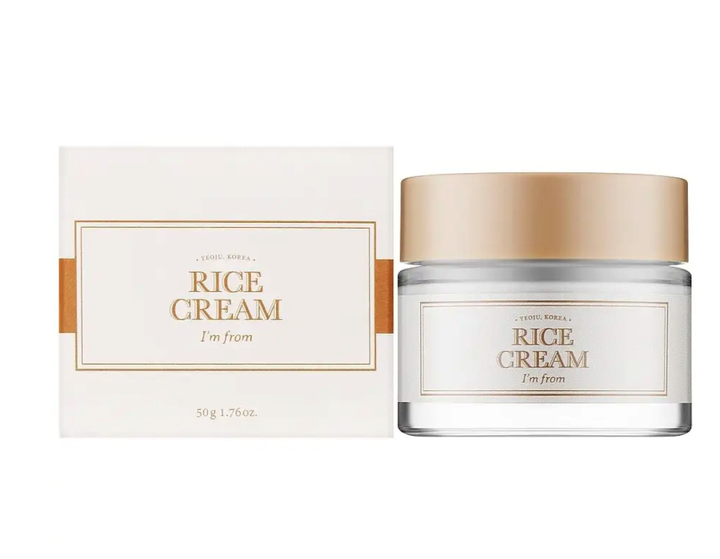 I'm From - Rice Cream - Увлажняющий Питательный крем для лица с экстрактом риса - 50ml - Фото 1 I'm From - Rice Cream - Увлажняющий Питательный крем для лица с экстрактом риса - 50ml - изображение 1