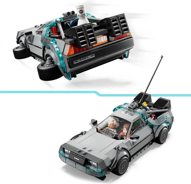 Zestaw klocków LEGO Speed Champions Wehikuł czasu z Powrotu do przyszłości 357 elementów (77256) - obraz 5