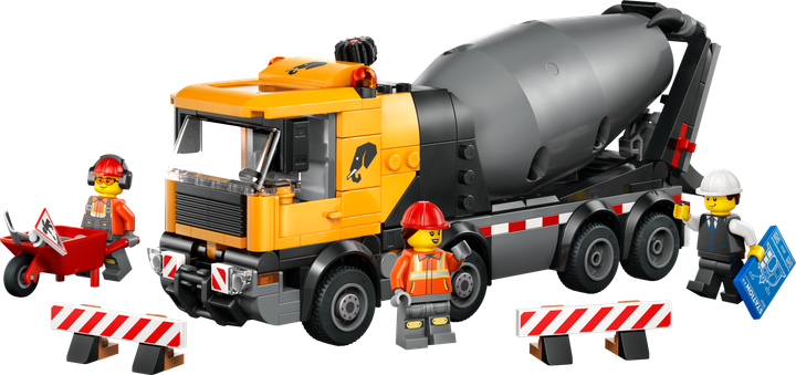 Конструктор LEGO CITY Бетономешалка 371 элемент (60478) - изображение 2