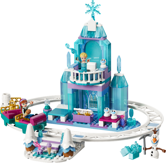 Конструктор LEGO Disney Princess Ледяной замок Эльзы и снежная