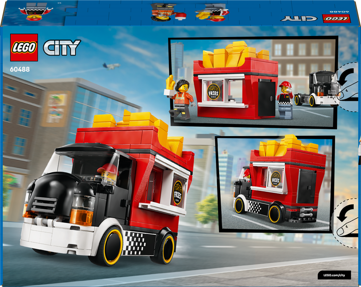 Конструктор LEGO CITY Фудтрак с картошкой-фри 216 элементов (60488) - изображение 9