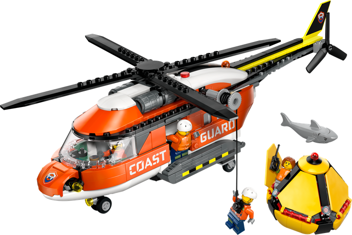 Конструктор LEGO CITY Вертолет береговой охраны 551 элемент (60503) - изображение 2