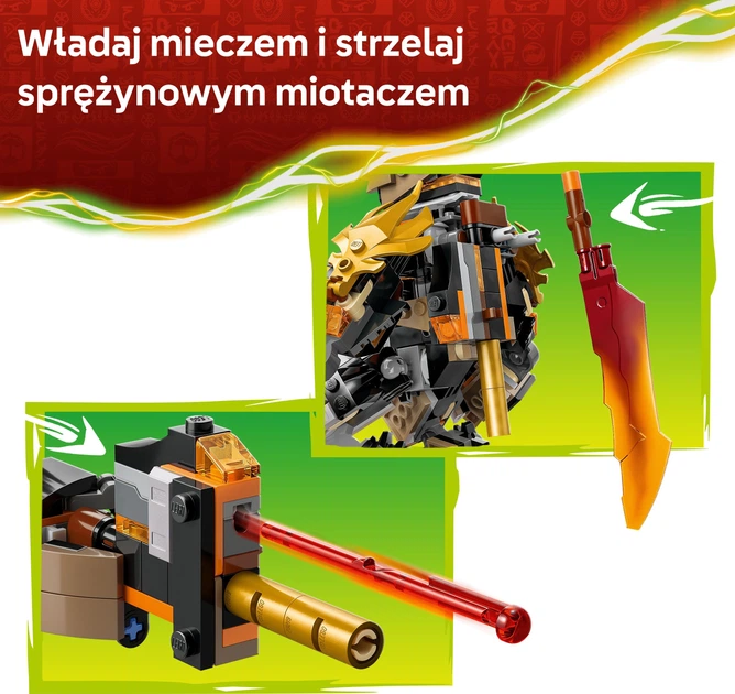 Bubu② J726 Конструктор LEGO Ninjago Робот Коула для місії і Дракон Зейн 364