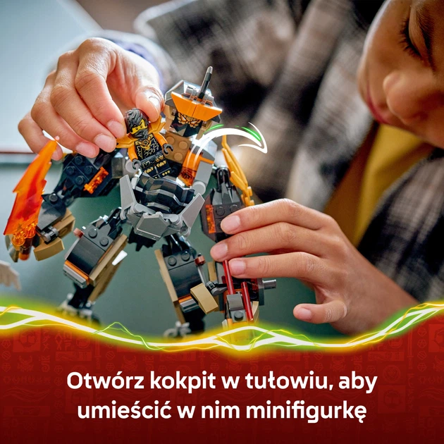 Конструктор LEGO Ninjago Машина-трансформер Джея 387 элементов