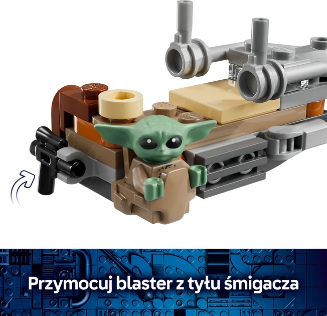 Конструктор LEGO Star Wars Спидер Мандалорца и Грогу 58 элементов (75436) - изображение 4