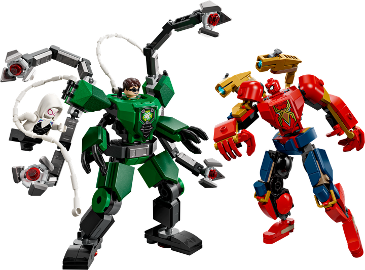 Конструктор LEGO Super Heroes Marvel Битва роботов: Человек-паук против Доктора Осьминога 315 элементов (76338) - Фото 2 Конструктор LEGO Super Heroes Marvel Битва роботов: Человек-паук против Доктора Осьминога 315 элементов (76338) - изображение 2