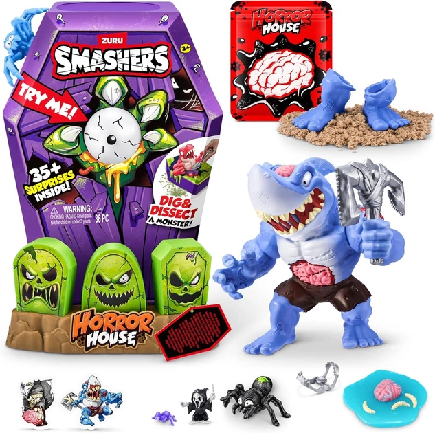 Набор ZURU Smashers Mega Horror House Zombie Shark Большой дом