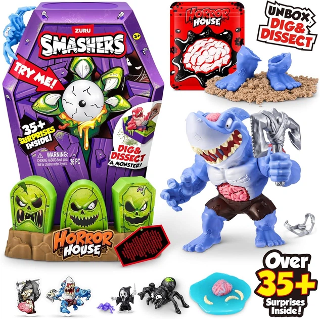Набор ZURU Smashers Mega Horror House Zombie Shark Большой дом