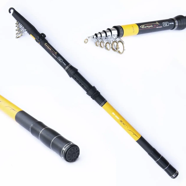 Карповое удилище Weida Kyogi 150-300г 2.1 метра жёлтая - Фото 2 Карповое удилище Weida Kyogi 150-300г 2.1 метра жёлтая - изображение 2