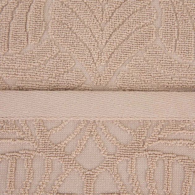 Рушник Homla Estrell бежевий 70 x 130 см (5904183897028) - зображення 3