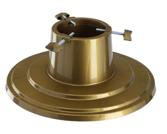 Підставка для ялинки Kadax Larmor круглая 39 см Золотий K5515 (5903699446577) - зображення 3