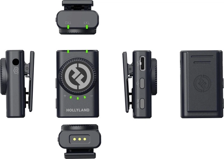 Бездротовий петличний мікрофон Hollyland Lark M2 Combo Wireless Lavalier (6976068112747) - зображення 4