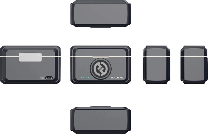 Бездротовий петличний мікрофон Hollyland Lark M2 Combo Wireless Lavalier (6976068112747) - зображення 5