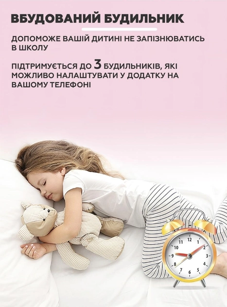 Детские наручные умные часы Smart Baby Watch LT21 с GPS Розовый - изображение 9