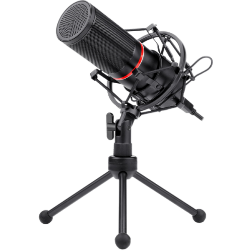 Стримовый микрофон Redragon Blazar GM300 (USB) металлический с подставкой кабель 1.7м HDSYR_3449 - Фото 1 Стримовый микрофон Redragon Blazar GM300 (USB) металлический с подставкой кабель 1.7м HDSYR_3449 - изображение 1