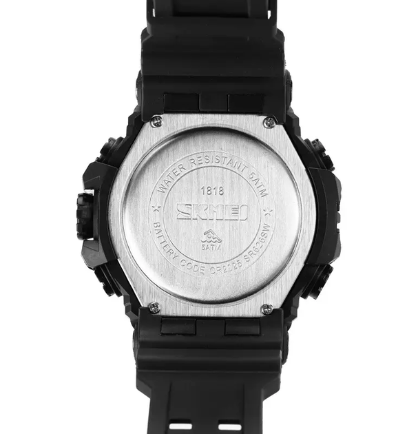 Мужские армейские наручные часы Skmei 1818 Красный HDSYR_599 - изображение 9
