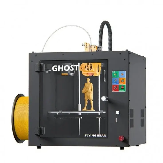 3D принтер Flyingbear pro version Ghost 6 Wi-Fi FDM для друку моделей із закритою камерою 255х210х210 мм (IS-OP_22-G) - Фото 2 3D принтер Flyingbear pro version Ghost 6 Wi-Fi FDM для друку моделей із закритою камерою 255х210х210 мм (IS-OP_22-G) - зображення 2