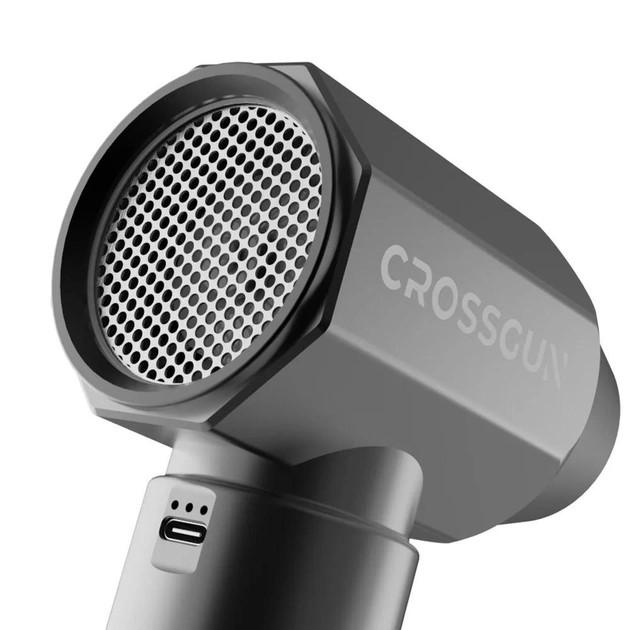 Турбо вентилятор пылесос для чистки салона автомобиля No Brand Crossgun Черный (2308444626) - изображение 4