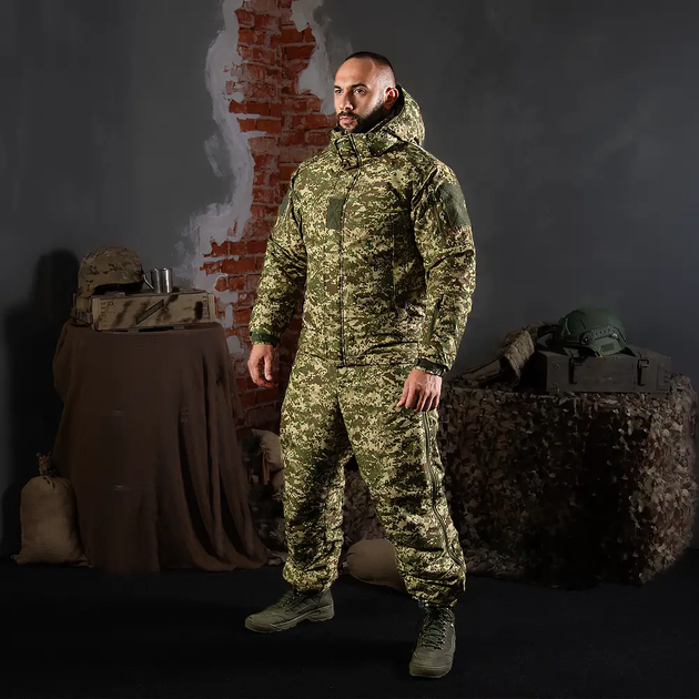 Тактическая мужская зимняя куртка Defender 7 level Хищник S (Kali) - Фото 3 Тактическая мужская зимняя куртка Defender 7 level Хищник S (Kali) - изображение 3