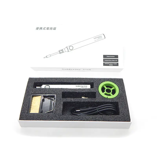 Акумуляторний паяльник Soldering Iron 8W USB з 1 жалом HDSYR_669 - зображення 6