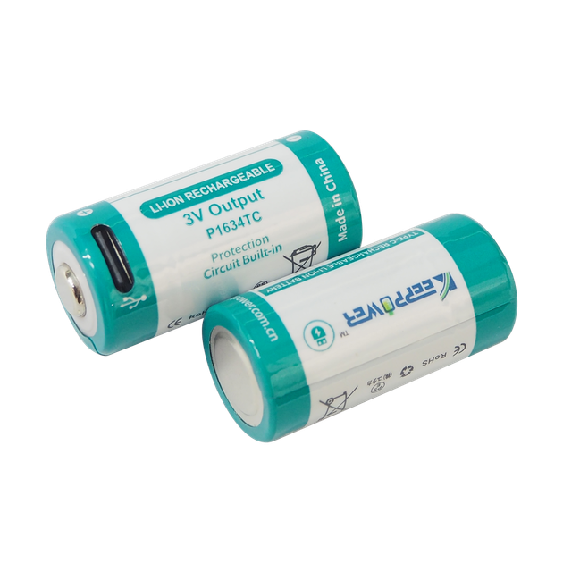 Аккумулятор Keeppower 16340 P1634TC Type-C RCR123A 3В 1000мАч Li-ion (2456235205) - изображение 4