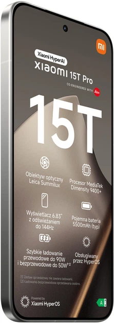 Мобільний телефон Xiaomi 15T Pro 12/512GB Titan Gray (MZB0KUUEU) - зображення 5