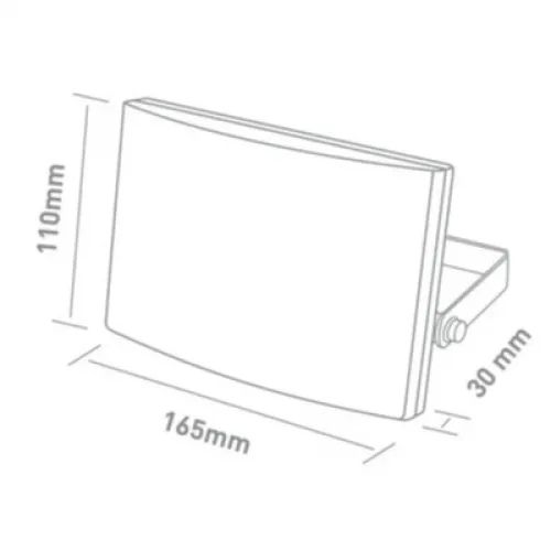 Прожектор светодиодный Maxus FL-03 2550лм IP65 5000K 30W Белый (2485936416) - изображение 2