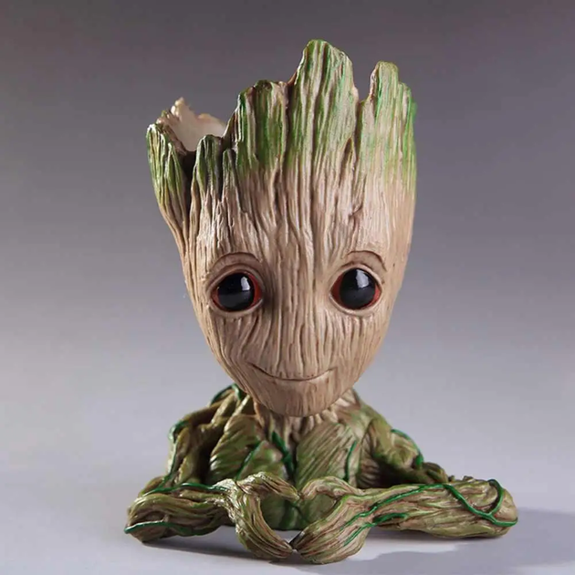 Кашпо с мхом Грут Groot G2 фигурное для декора дома и офиса оригинальный горшок для растений (LIV-S_11C) - Фото 8 Кашпо с мхом Грут Groot G2 фигурное для декора дома и офиса оригинальный горшок для растений (LIV-S_11C) - изображение 8