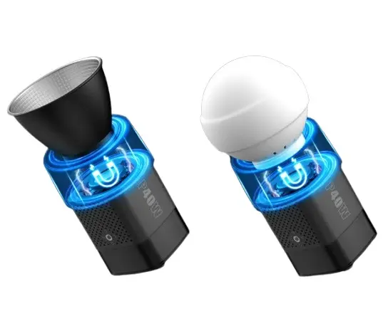 Монохроматичний освітлювач Luxceo P40W COB LED для фотостудії HDSYR_3699 - Фото 5 Монохроматичний освітлювач Luxceo P40W COB LED для фотостудії HDSYR_3699 - зображення 5