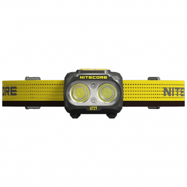 Налобний ліхтар для бігу з універсальним живленням Nitecore UT27 Pro (3xAAA USB-C) Чорний - зображення 3