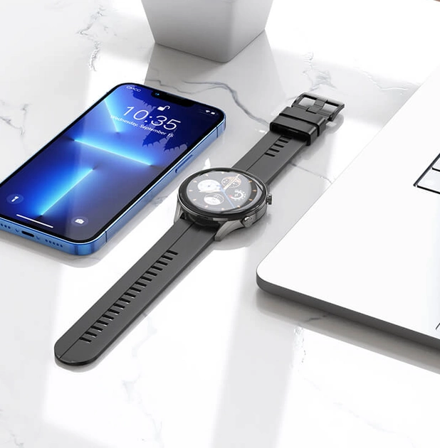 Умные часы Smart Watch Hoco Y7 Черный - изображение 3