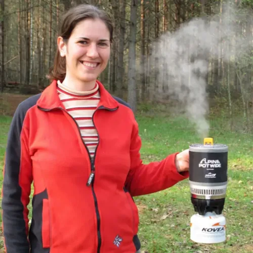 Система приготування їжі Kovea Alpine Pot Wide KB-0703W Чорний (2482958602) - зображення 6