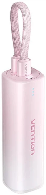 Powerbank Vention FHWR0 5000MAH 20W Pink (6922794716094) - obraz 1