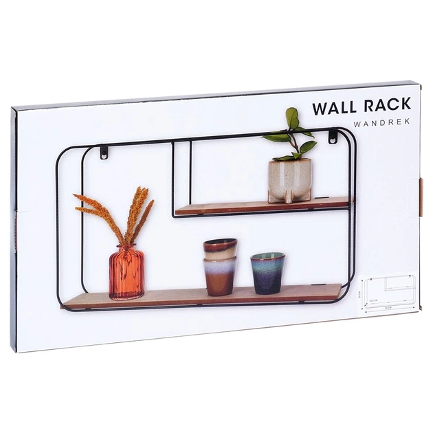 Półka ścienna Trends 4 You 568124 metalowa 52 x 10.5 x 29 cm (8721037100618) - obraz 6